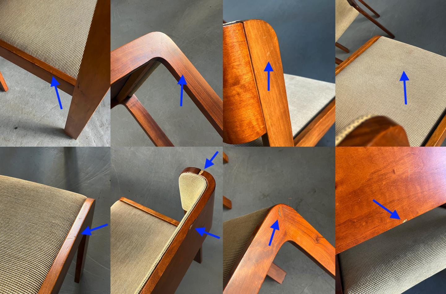 Vintage Esszimmerstuhl Italien 1970er Set von 4