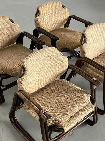 Vintage Armlehnstuhl aus Bambus von unbekannt für unbekannt