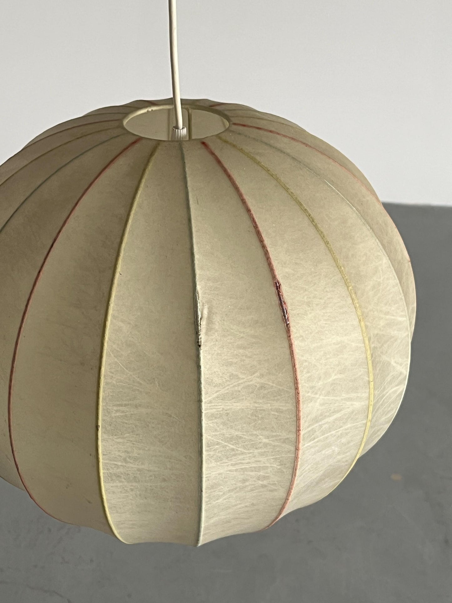 Vintage Cocoon Pendelleuchte im Stil von Achille Castiglioni, 1960er