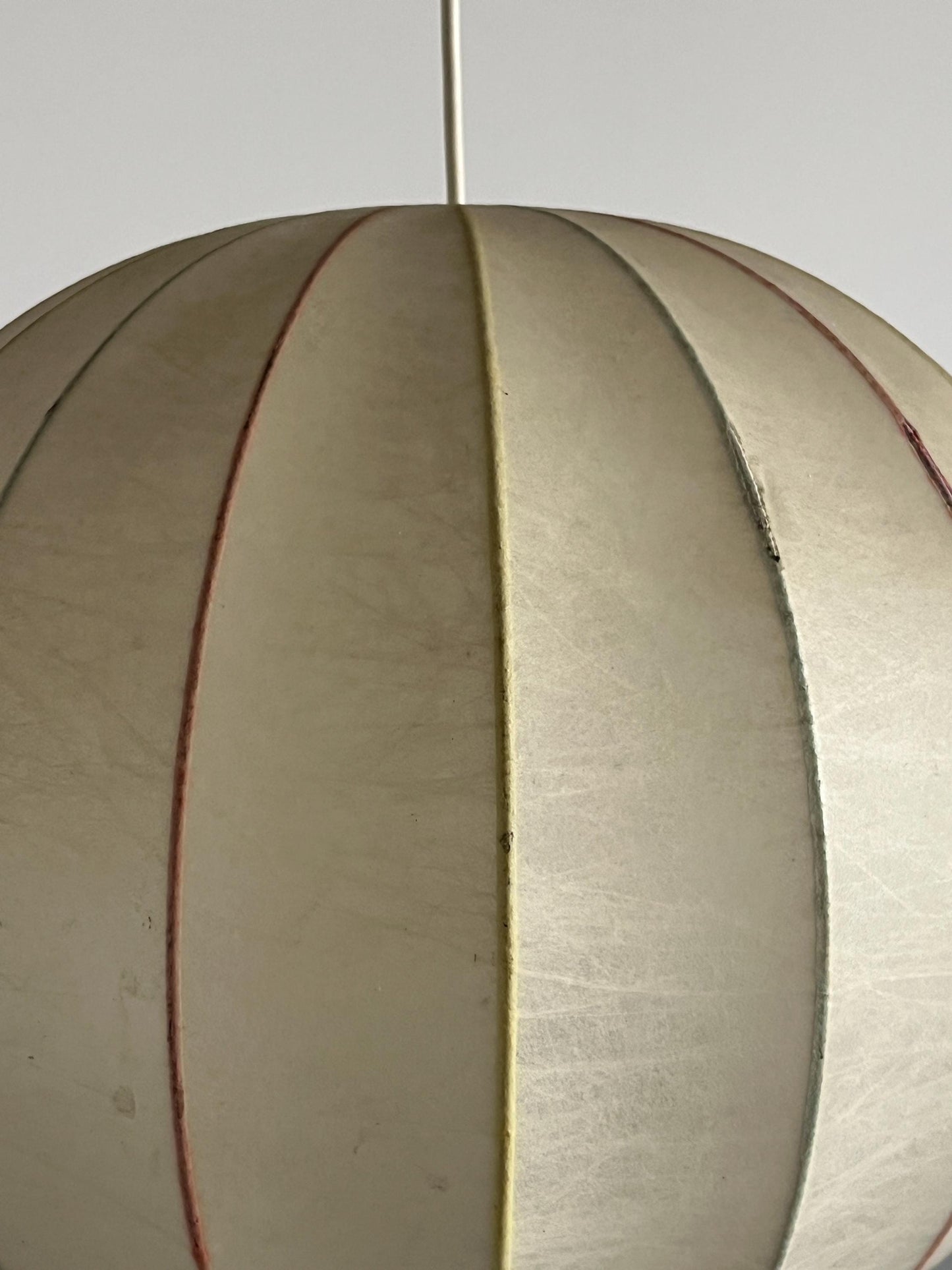 Vintage Cocoon Pendelleuchte im Stil von Achille Castiglioni, 1960er