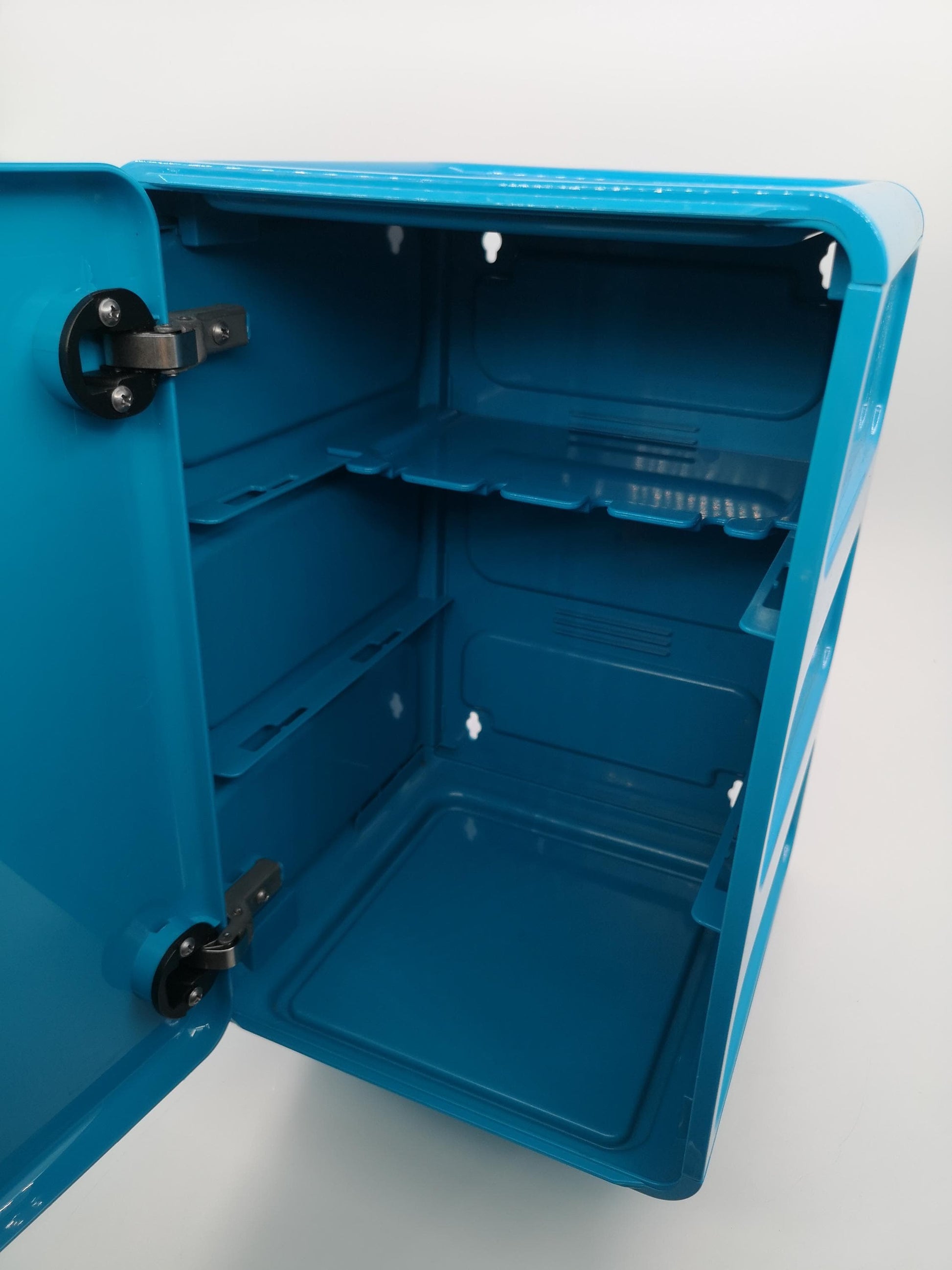 Vintage Badezimmerschrank Lejen von IKEA, blau, kompakt, sauber gebraucht