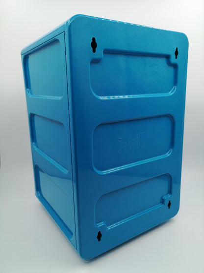 Vintage Badezimmerschrank Lejen von IKEA, blau, kompakt, sauber gebraucht