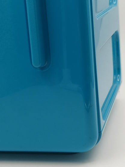 Vintage Badezimmerschrank Lejen von IKEA, blau, kompakt, sauber gebraucht