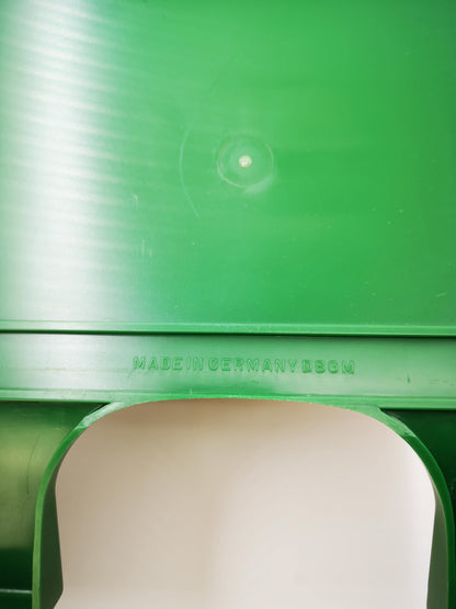 Vintage Briefablage Set von 3 von LEITZ grün gelb rot stapelbar