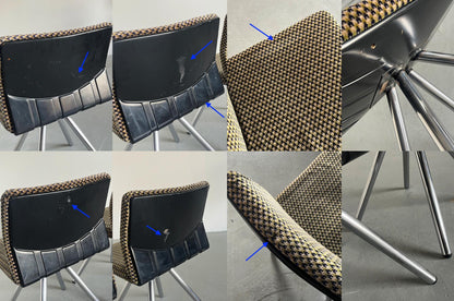 Vintage Essstuhl von Hans von Klier für Rossi di Albizzate Set von 4