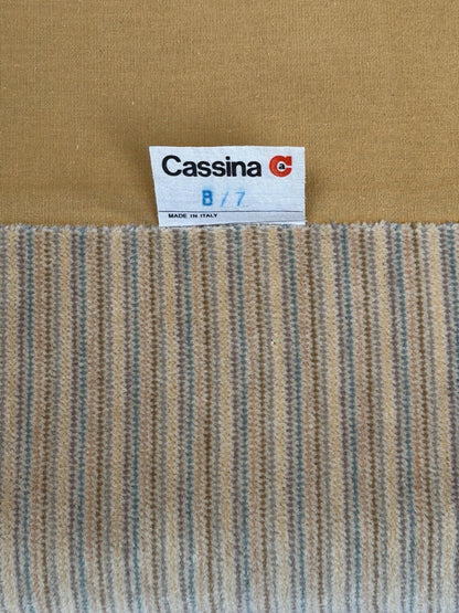 Vintage Sofa Maralunga von Vico Magistretti für Cassina mit gestreiftem Missoni-Stoff