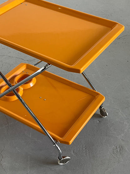 Vintage Klappwagen Orange von Italien 1970er