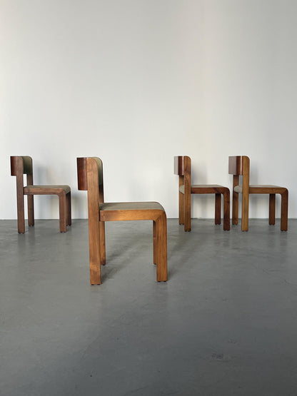 Vintage Esszimmerstuhl Italien 1970er Set von 4