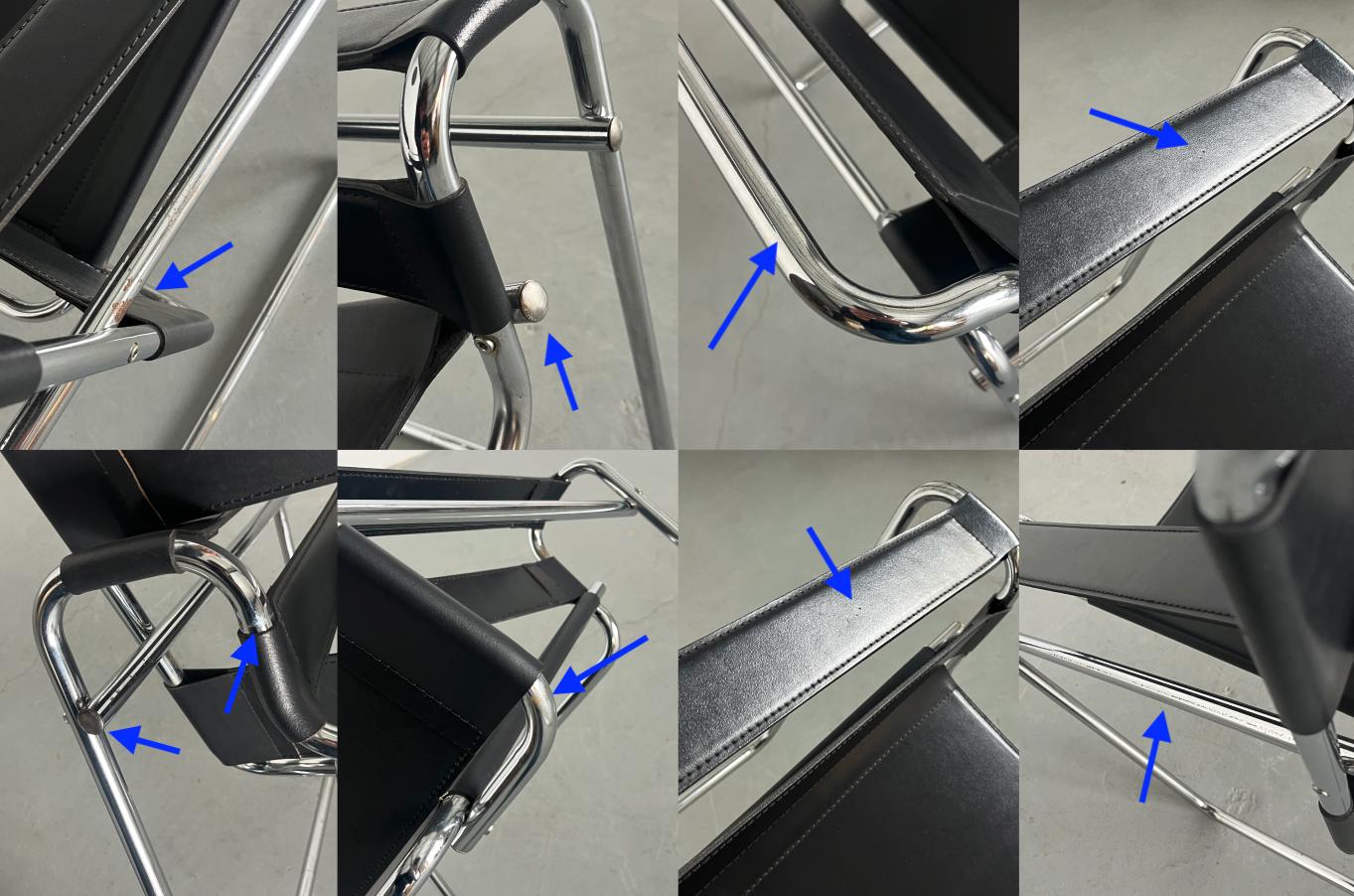 Vintage Wassily Sessel von Marcel Breuer Bauhaus 1970er Vintage Replica