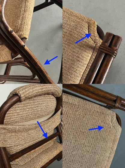 Vintage Armlehnstuhl aus Bambus von unbekannt für unbekannt