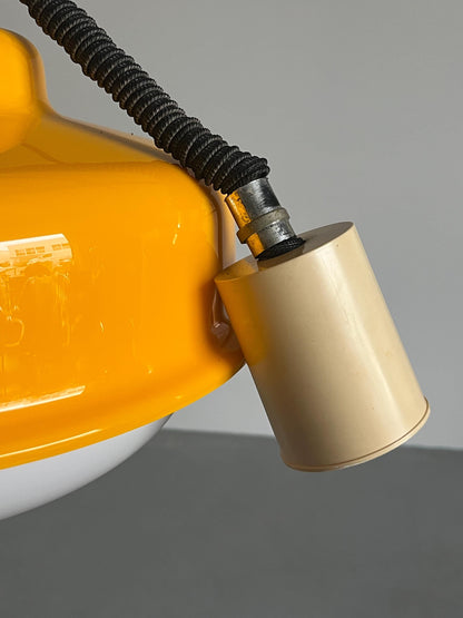 Vintage Alga Pendelleuchte von Meblo für Harvey Guzzini Space Age