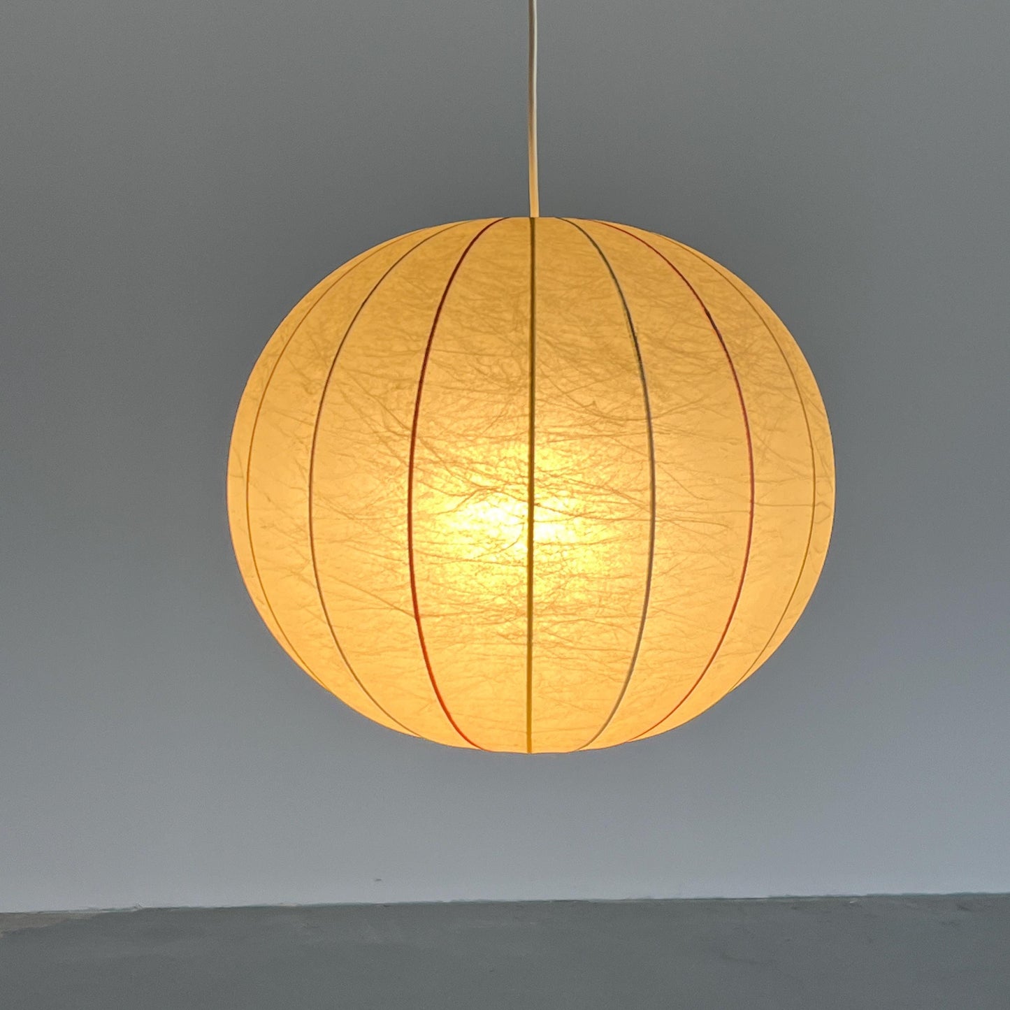 Vintage Cocoon Pendelleuchte im Stil von Achille Castiglioni, 1960er