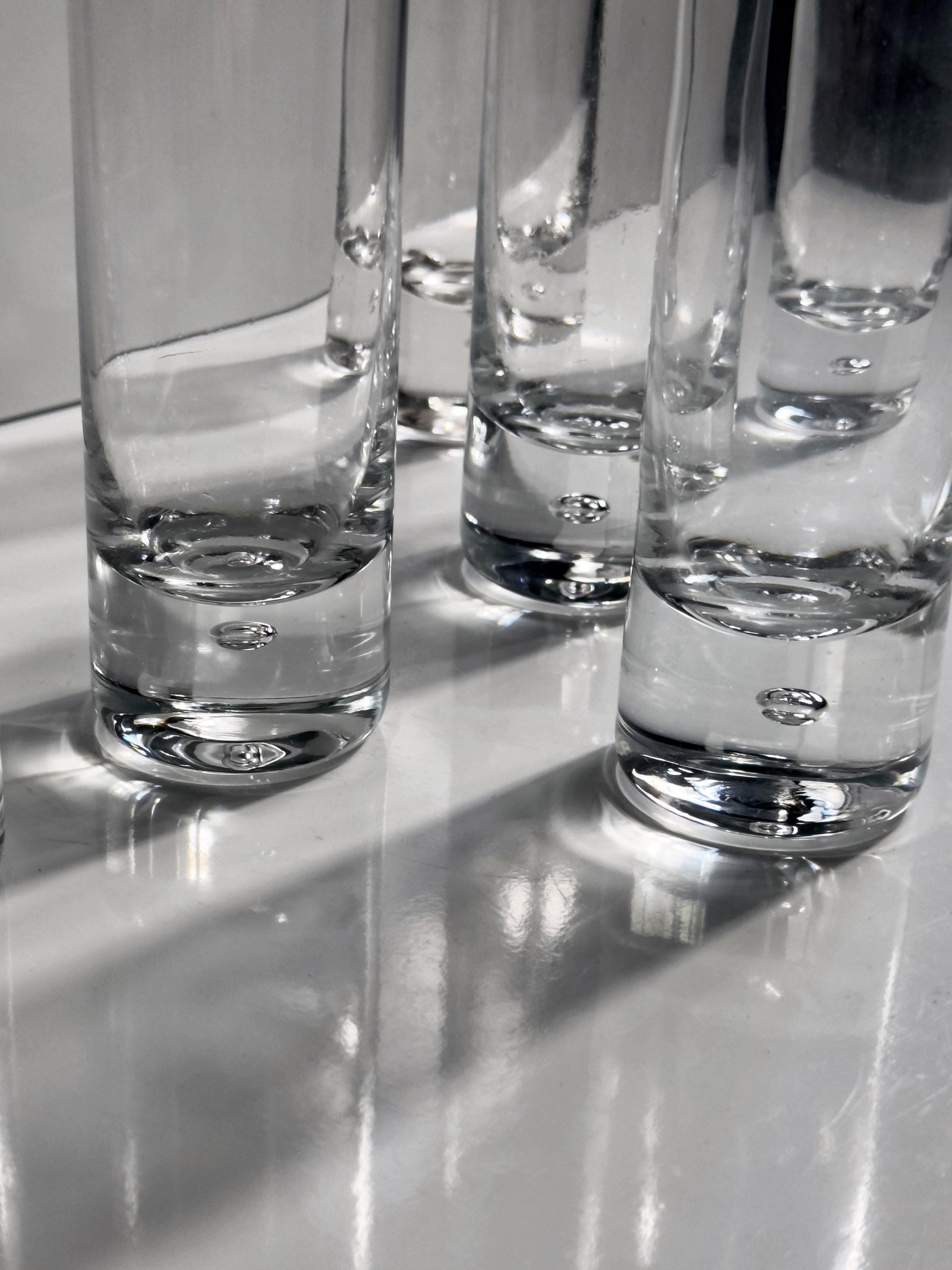 Vintage Trinkglas Bubble von Sergio Asti für Arnolfo di Cambio Set von 6