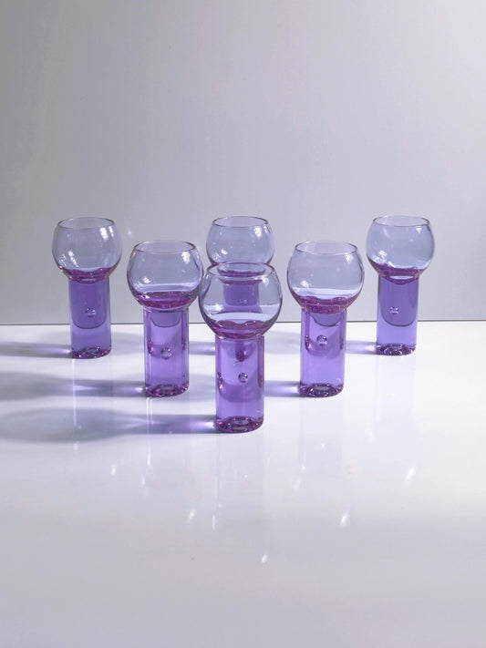 Vintage Aperitifglas Chamäleon von Sergio Asti für Arnolfo di Cambio Set von 6