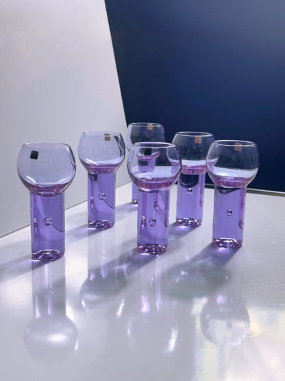 Vintage Aperitifglas Chamäleon von Sergio Asti für Arnolfo di Cambio Set von 6