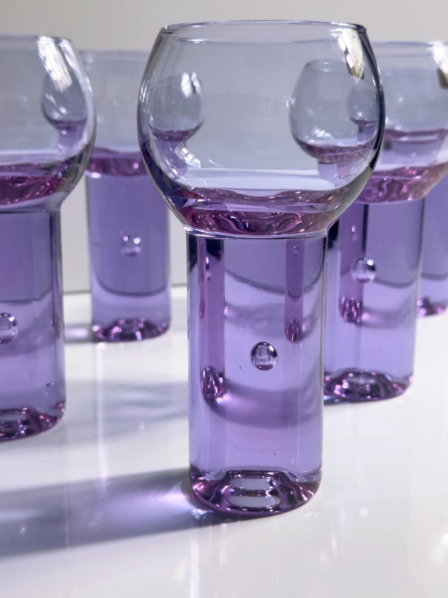 Vintage Aperitifglas Chamäleon von Sergio Asti für Arnolfo di Cambio Set von 6