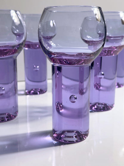 Vintage Aperitifglas Chamäleon von Sergio Asti für Arnolfo di Cambio Set von 6