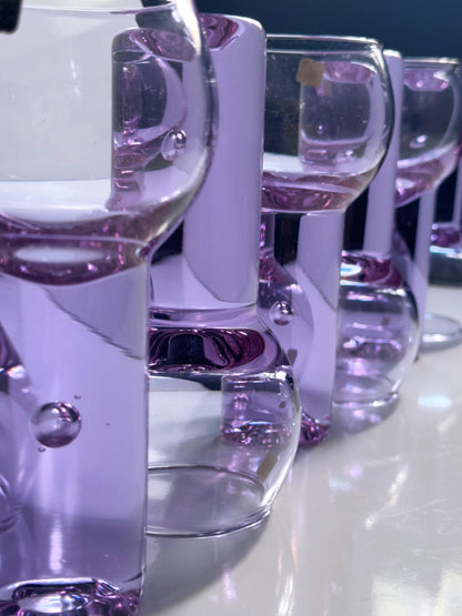 Vintage Aperitifglas Chamäleon von Sergio Asti für Arnolfo di Cambio Set von 6