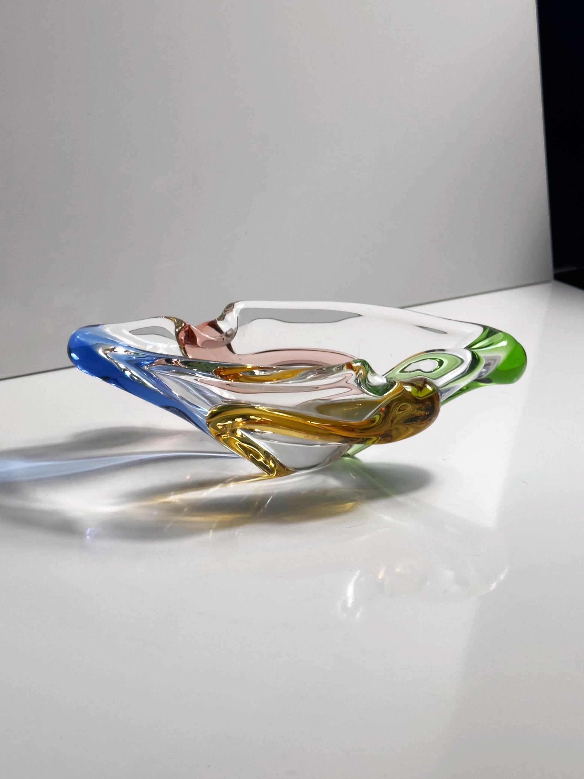 Vintage Schale Rhapsody von František Zemek für Sklo Union
