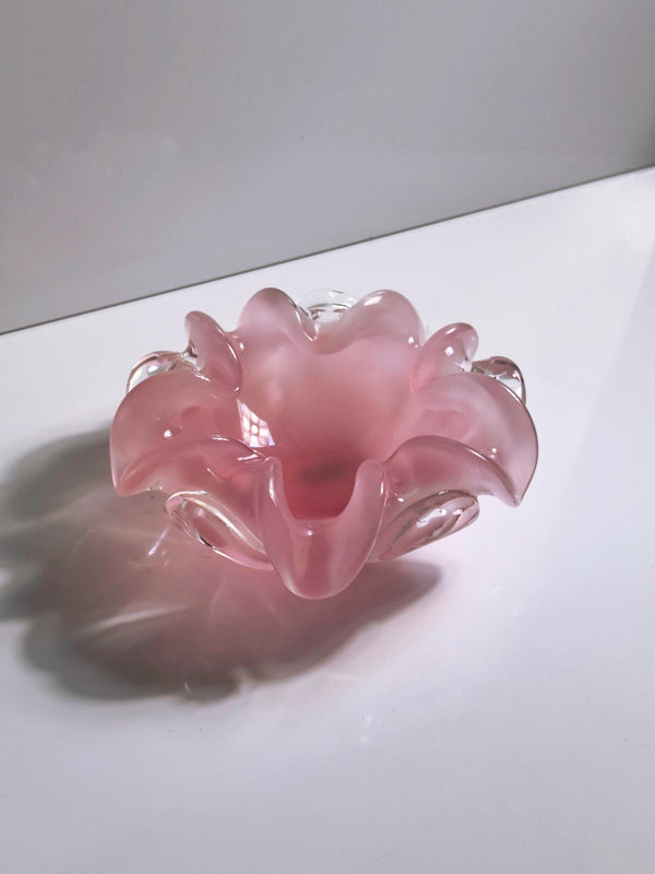 Vintage Schale Swirl von Alfredo Barbini für Vetreria G. Campanella