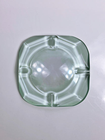 Vintage Aschenbecher Fontana von Fontana Arte türkisgrün Prisma 50er