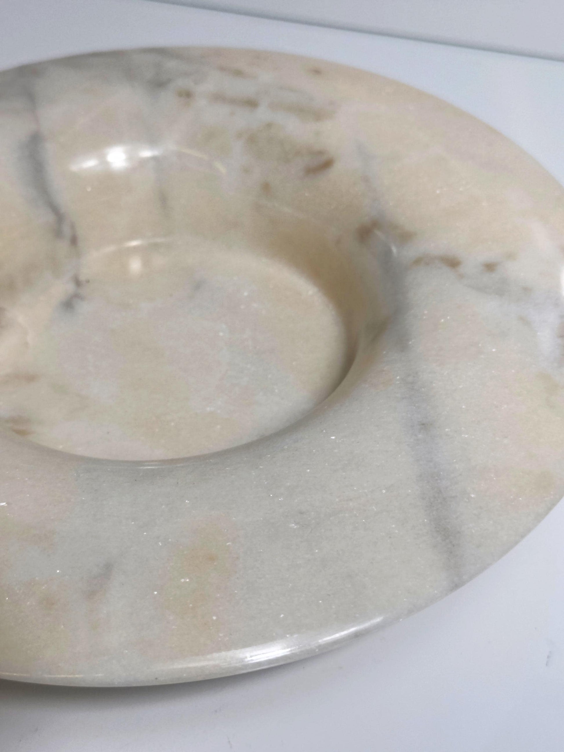 Vintage Schale aus Alabaster von Italien