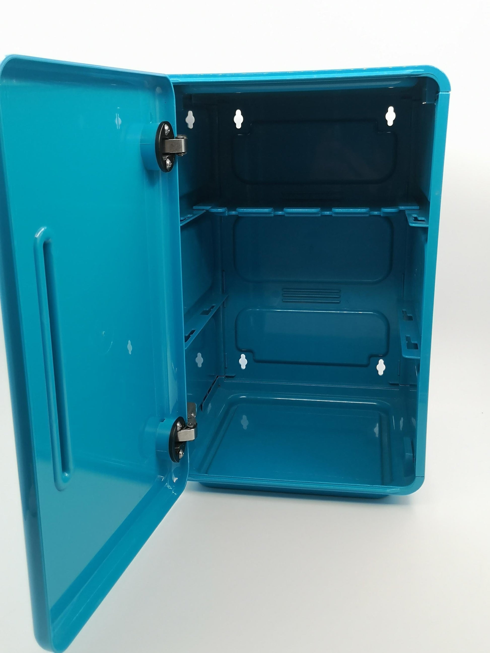 Vintage Badezimmerschrank Lejen von IKEA, blau, kompakt, sauber gebraucht