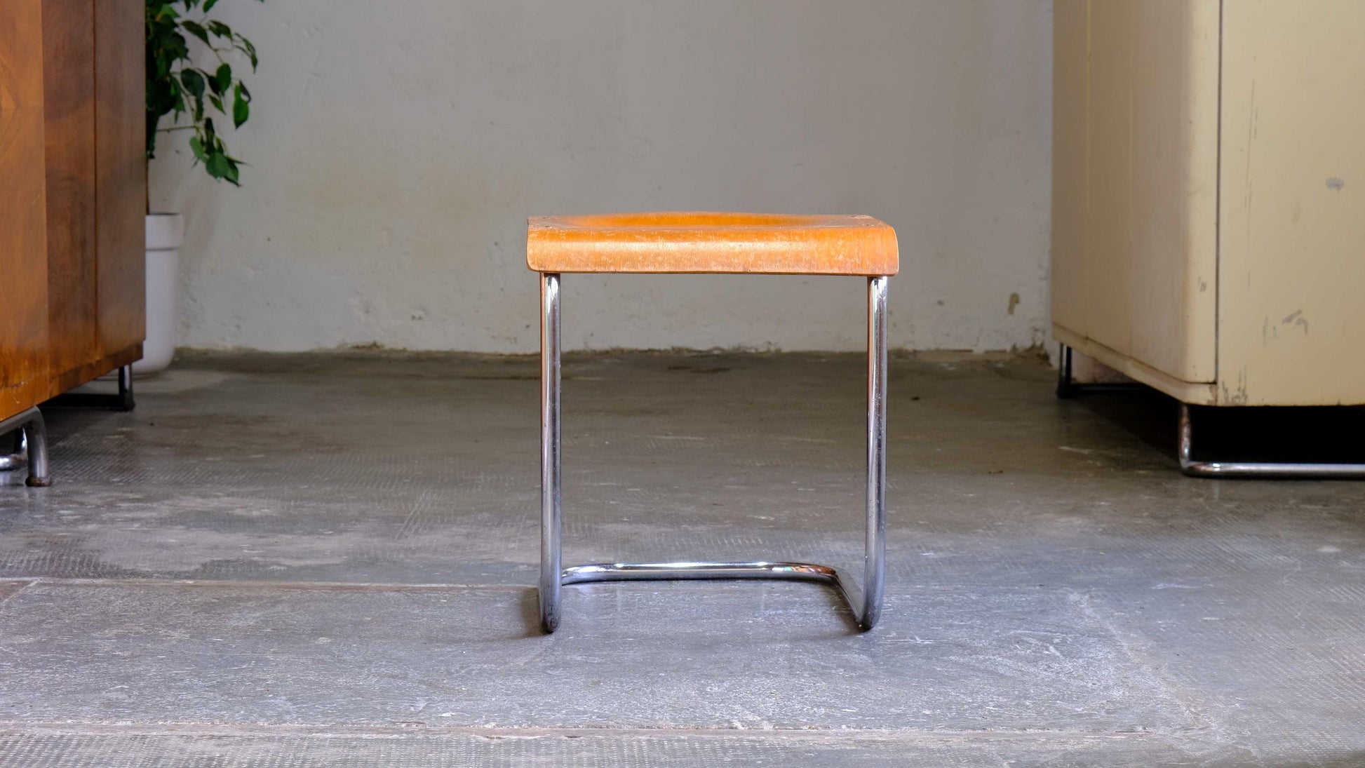 Vintage Hocker von Mart Stam