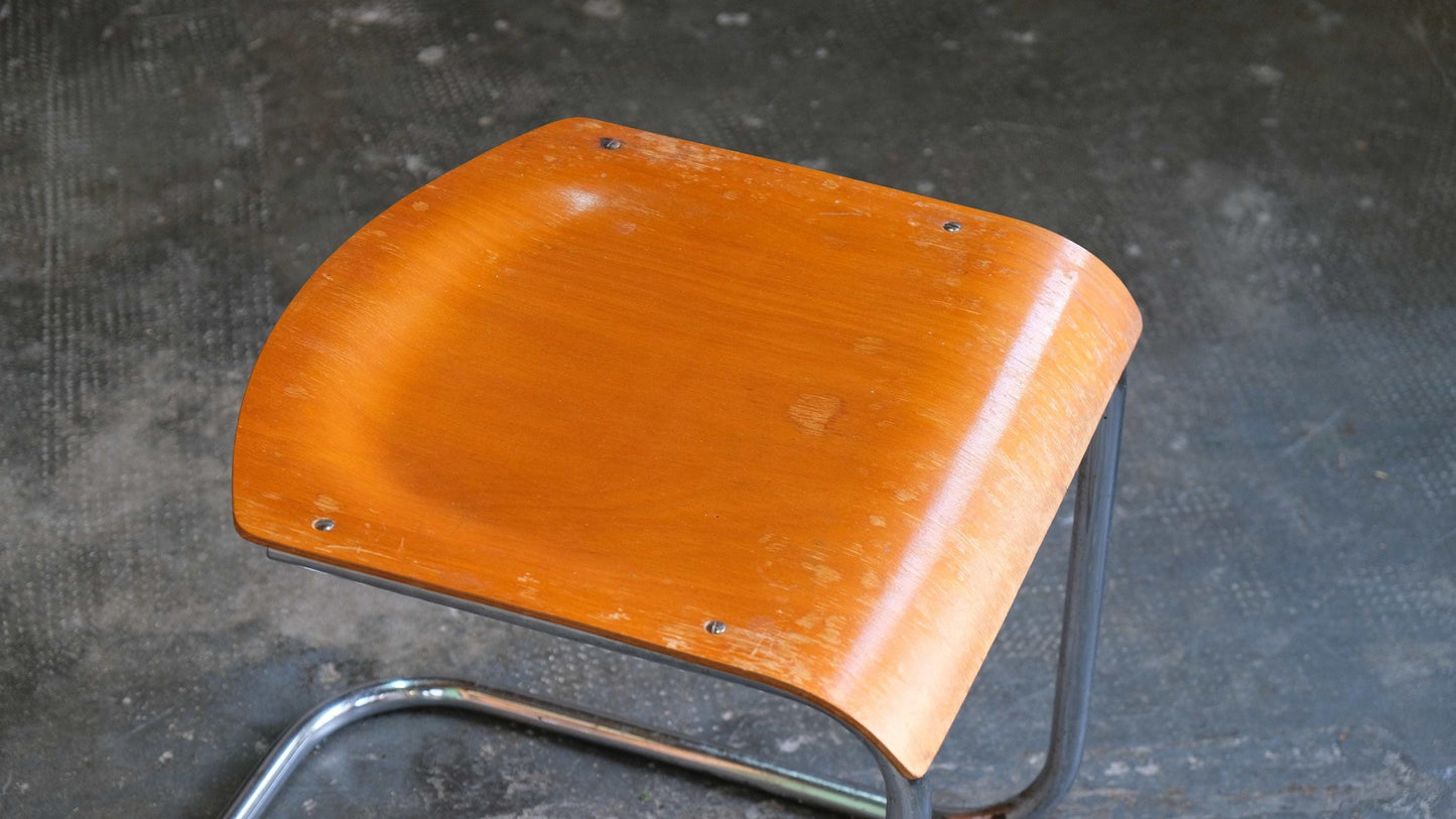 Vintage Hocker von Mart Stam