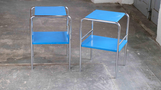 Vintage Nachttisch Set von 2 von Mücke Melder