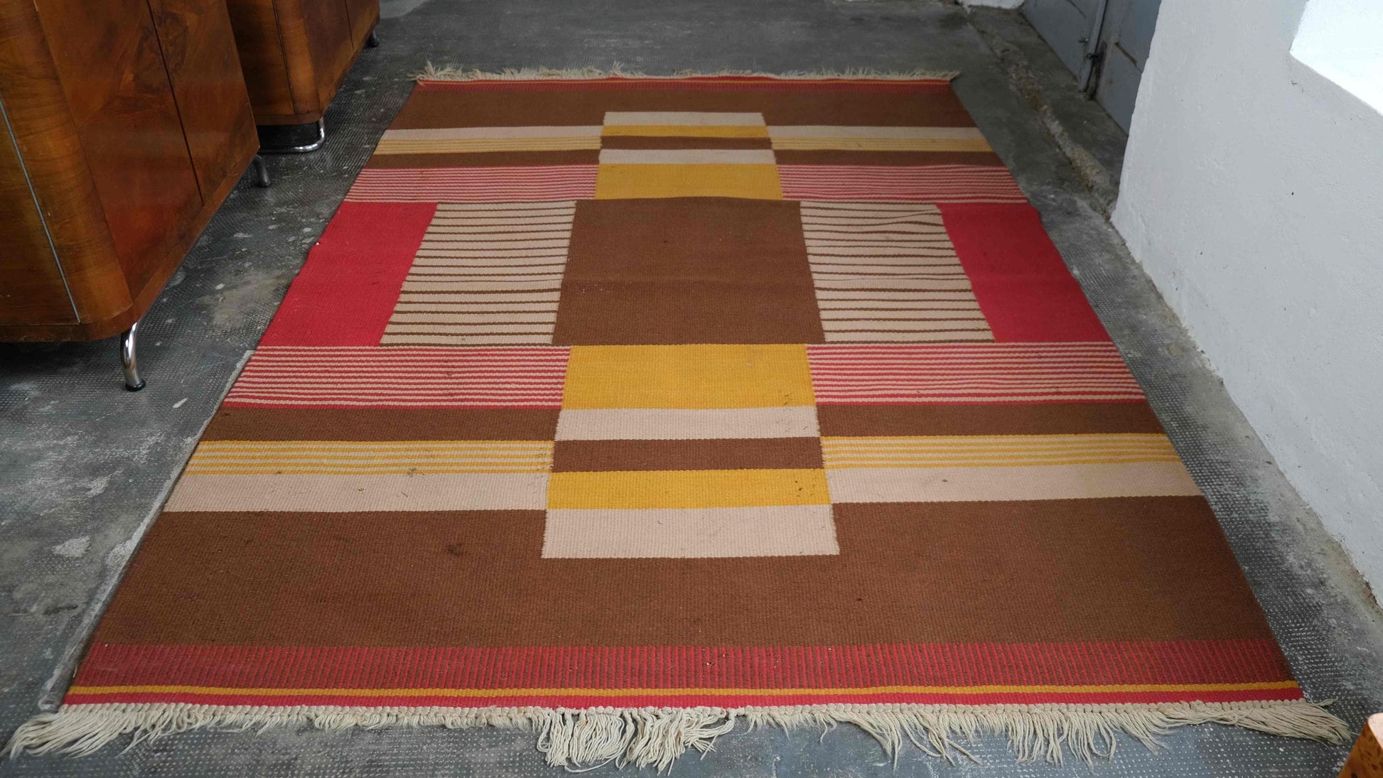 Vintage Teppich von Antonin Kybal für Bauhaus