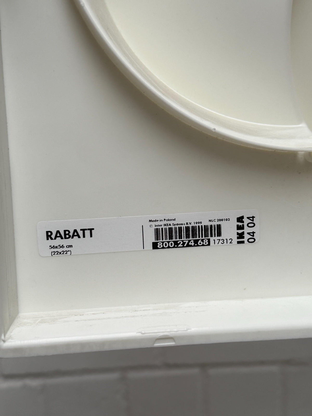 Vintage Wandrelief RABATT von IKEA selten 56×56 cm