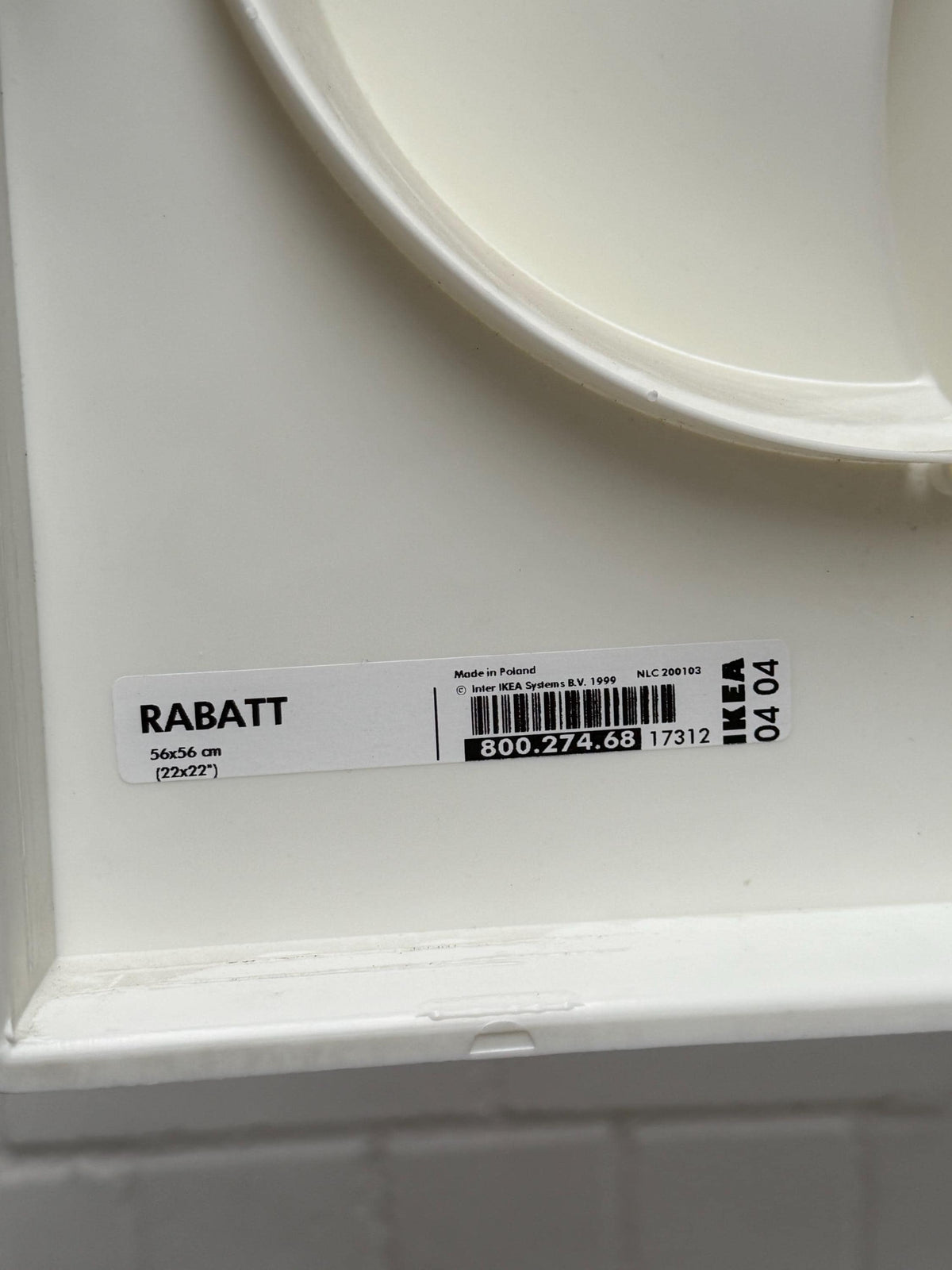 Vintage Wandrelief RABATT von IKEA selten 56×56 cm