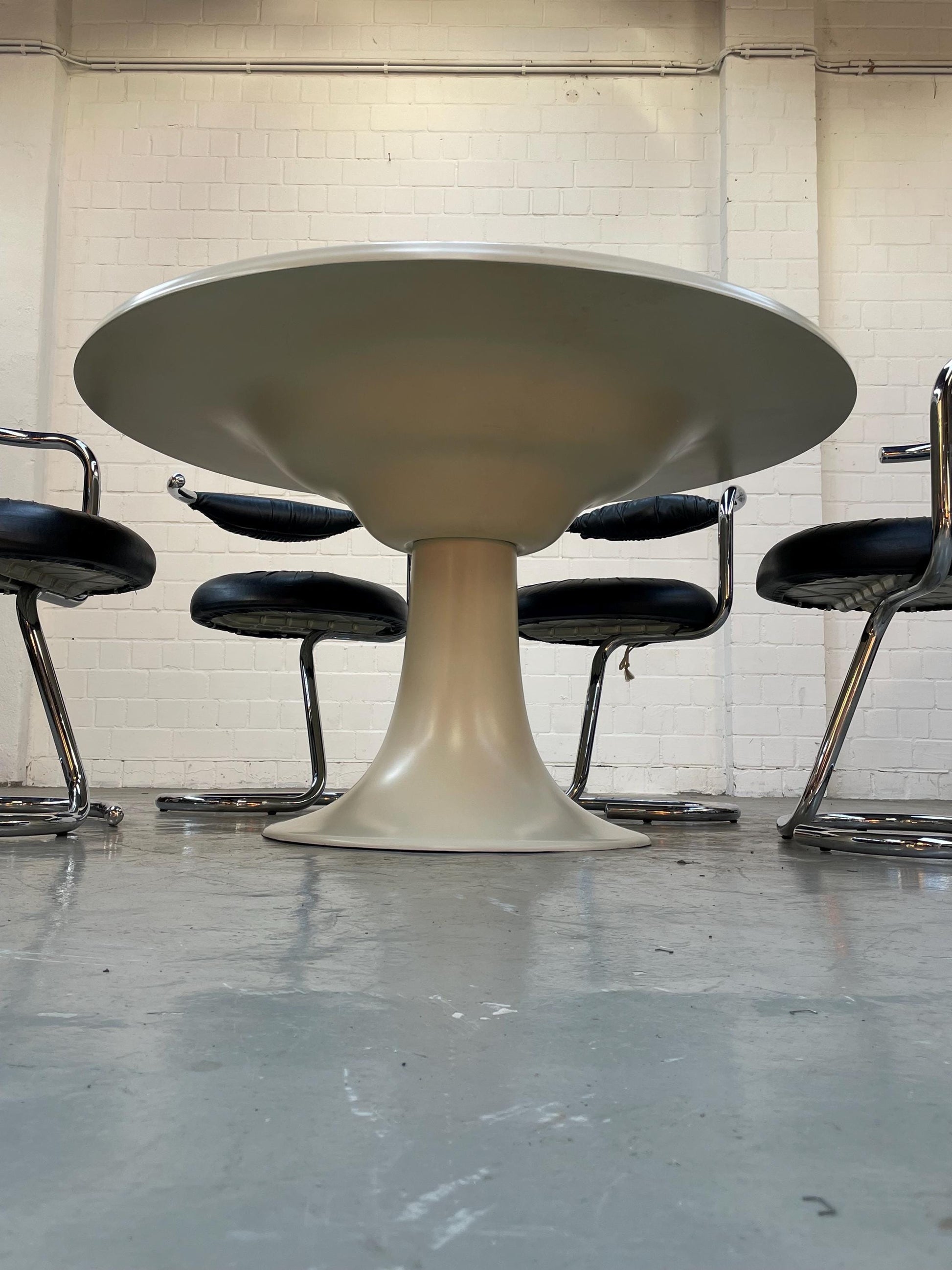 Vintage Säulentisch von Otto Zapf für Otto Zapf