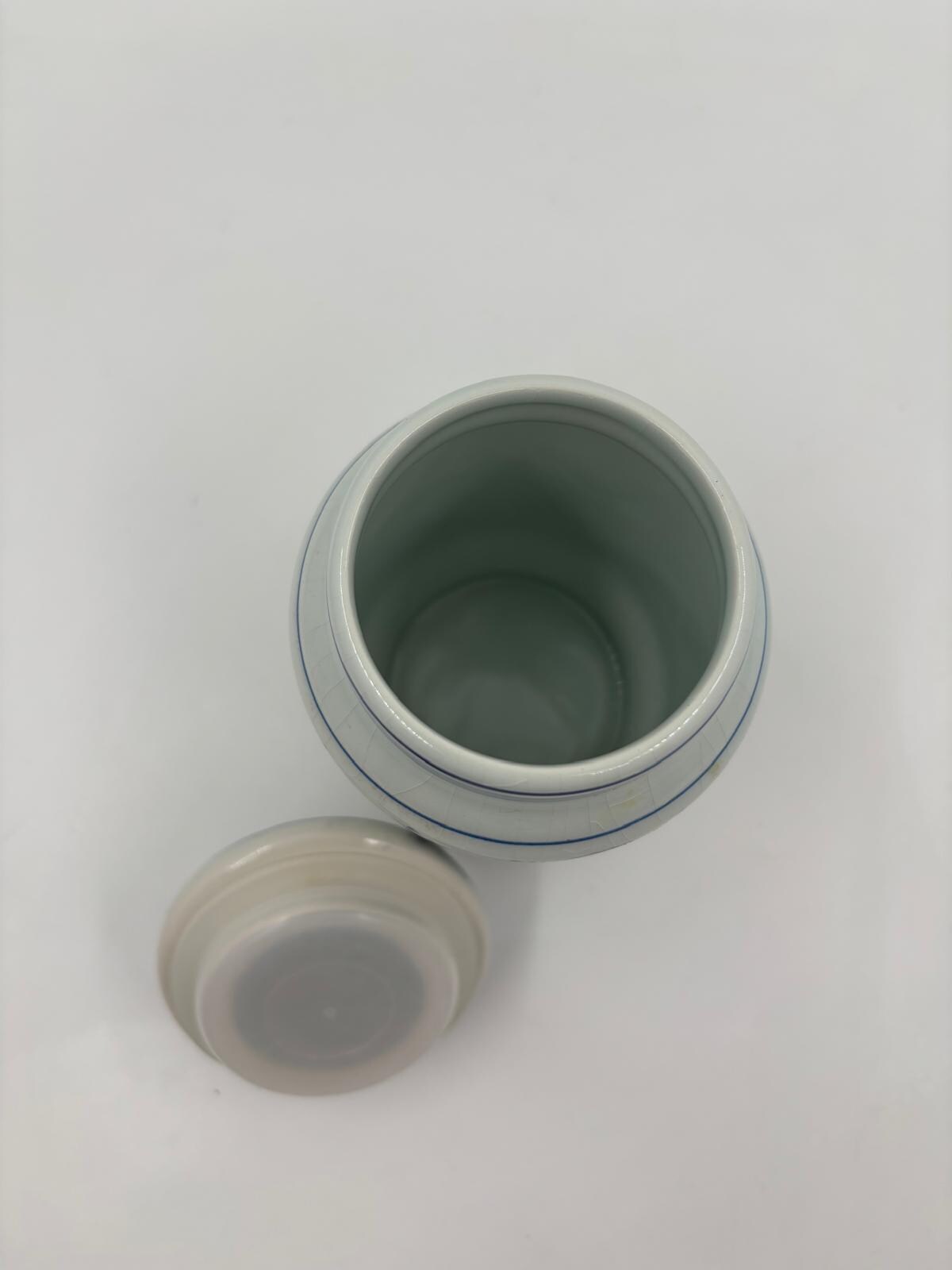 Vintage Dose von GKB Hand Painted Delfts Holland mit Windmühlenmotiv