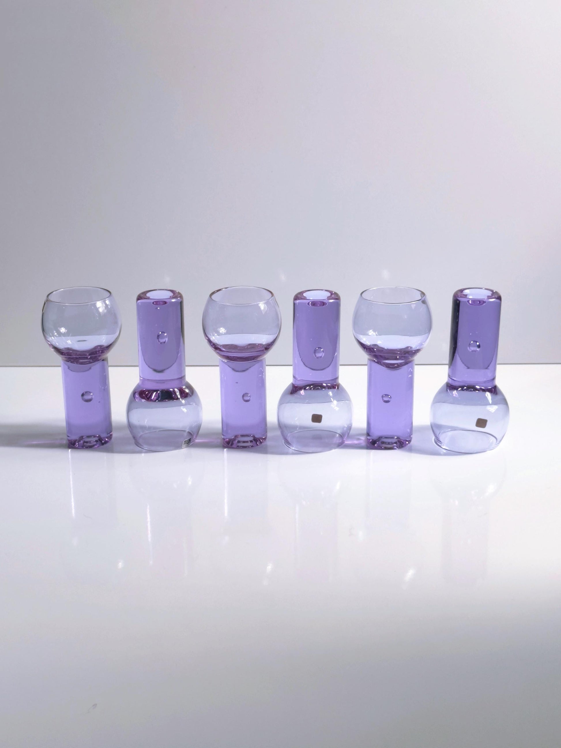 Vintage Aperitifglas Chamäleon von Sergio Asti für Arnolfo di Cambio Set von 6