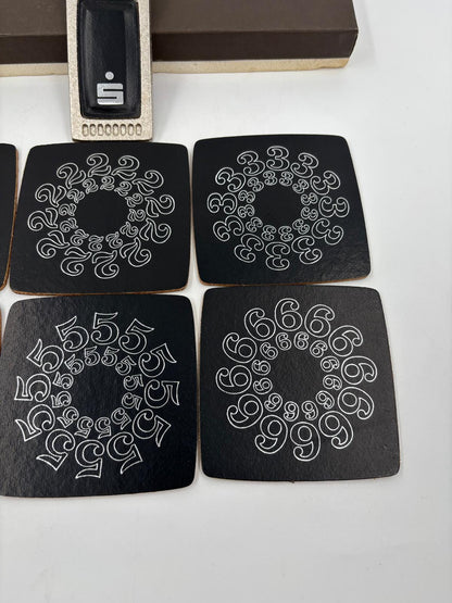 Vintage Geschenk-Set Sparkasse mit Untersetzer und Flaschenöffner