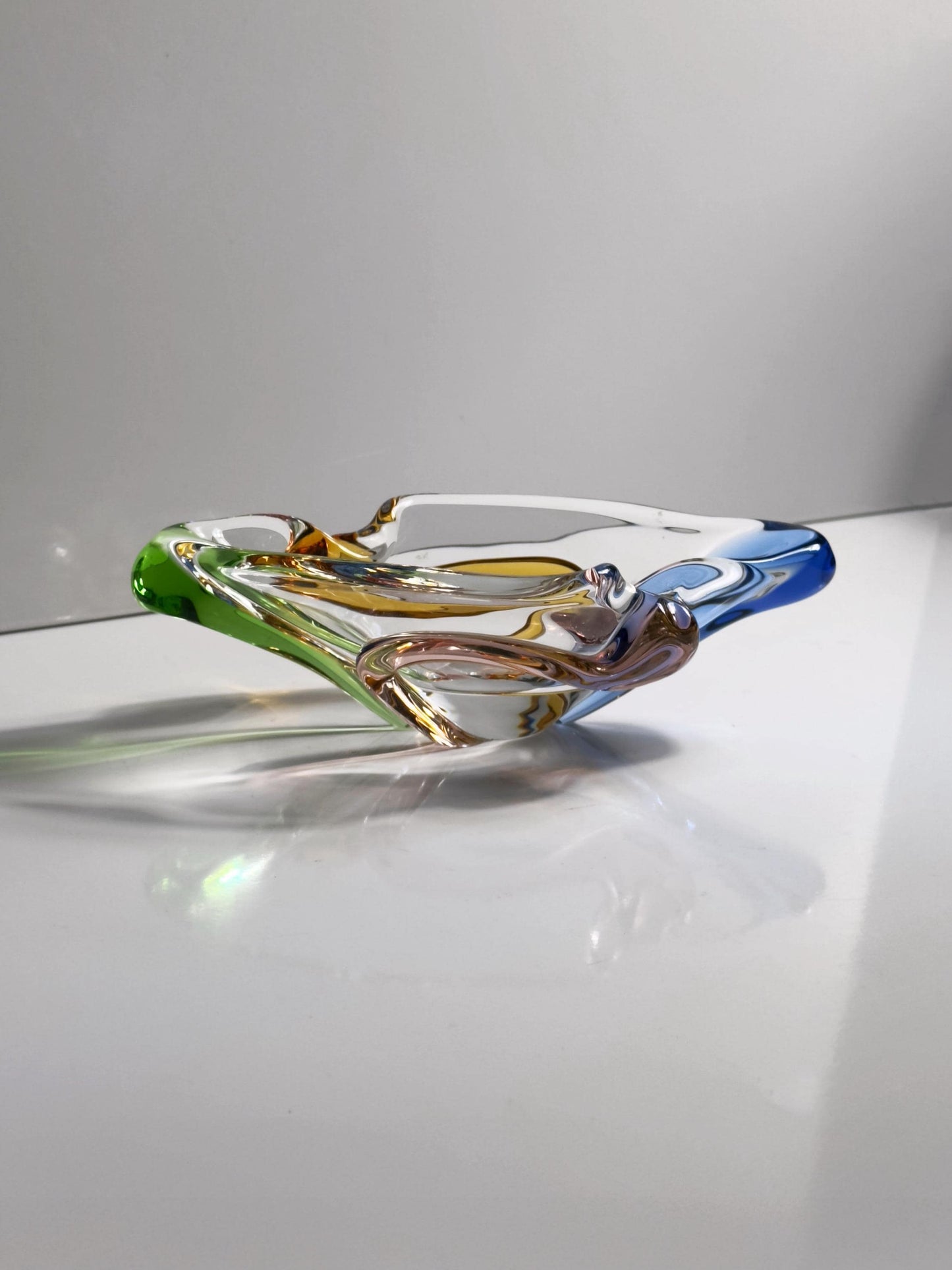 Vintage Schale Rhapsody von František Zemek für Sklo Union