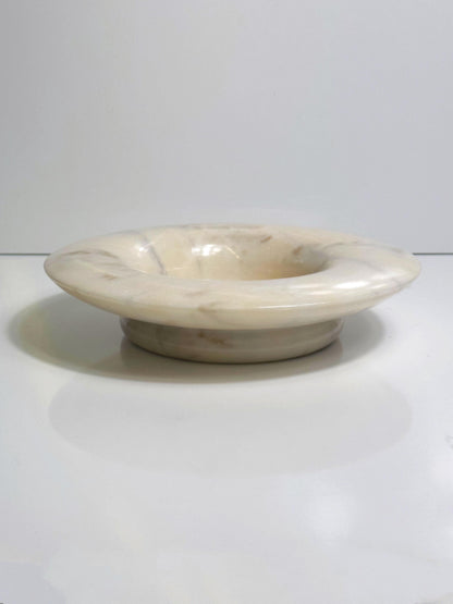 Vintage Schale aus Alabaster von Italien