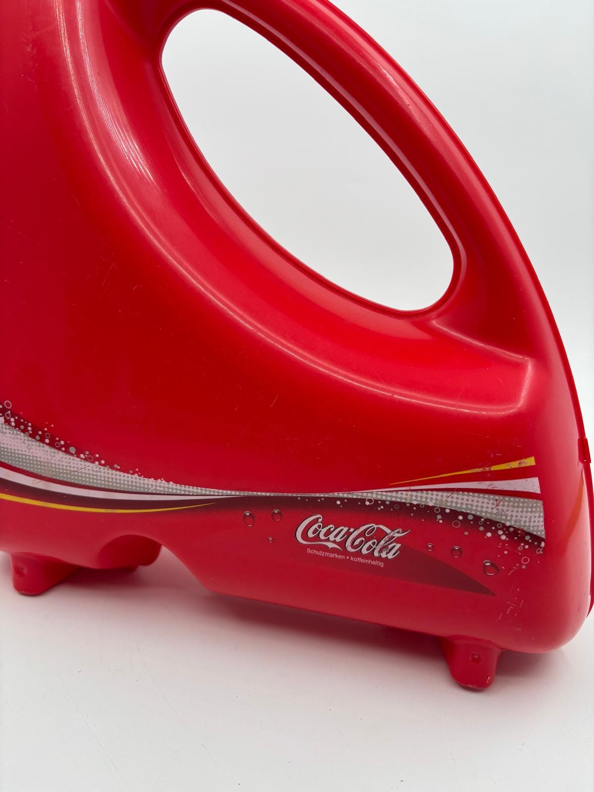 Vintage Hartschalen Tasche Coca-Cola von Coca-Cola aus Kunststoff rot 25x25cm