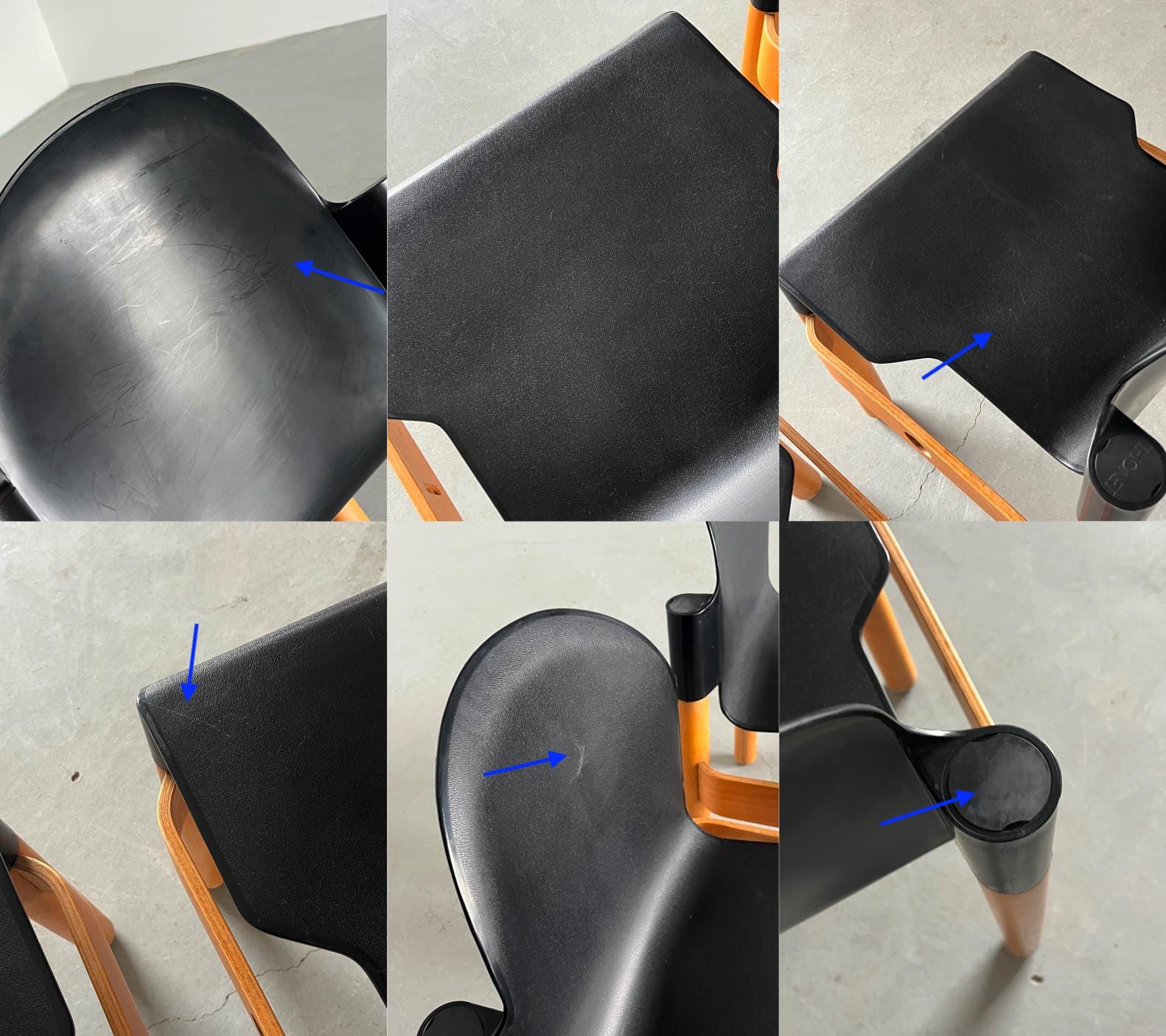 Vintage Stuhl Flex 2000 von Gerd Lange für Thonet, Set von 2, stapelbar, Kunststoff, 1970er