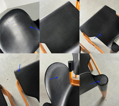 Vintage Stuhl Flex 2000 von Gerd Lange für Thonet, Set von 2, stapelbar, Kunststoff, 1970er