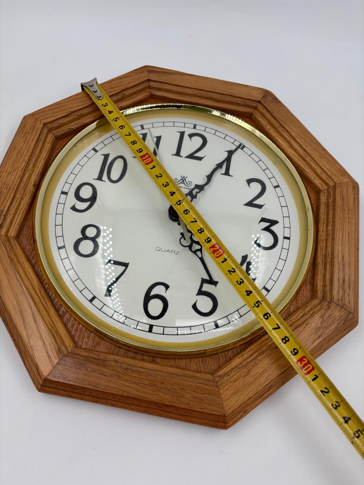 Vintage Wanduhr von Meister Anker
