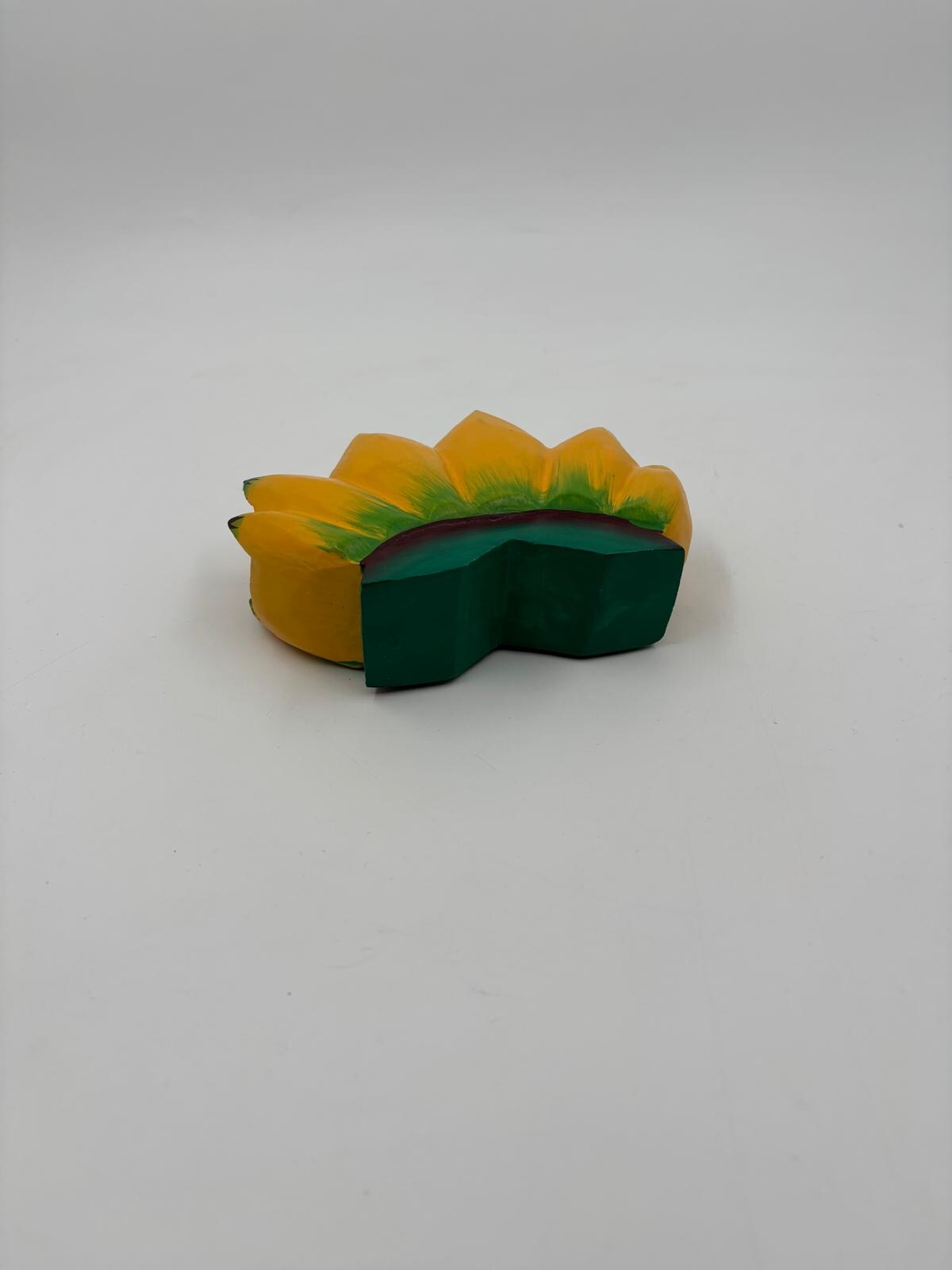 Vintage Serviettenhalter Bananenstaude handbemalt