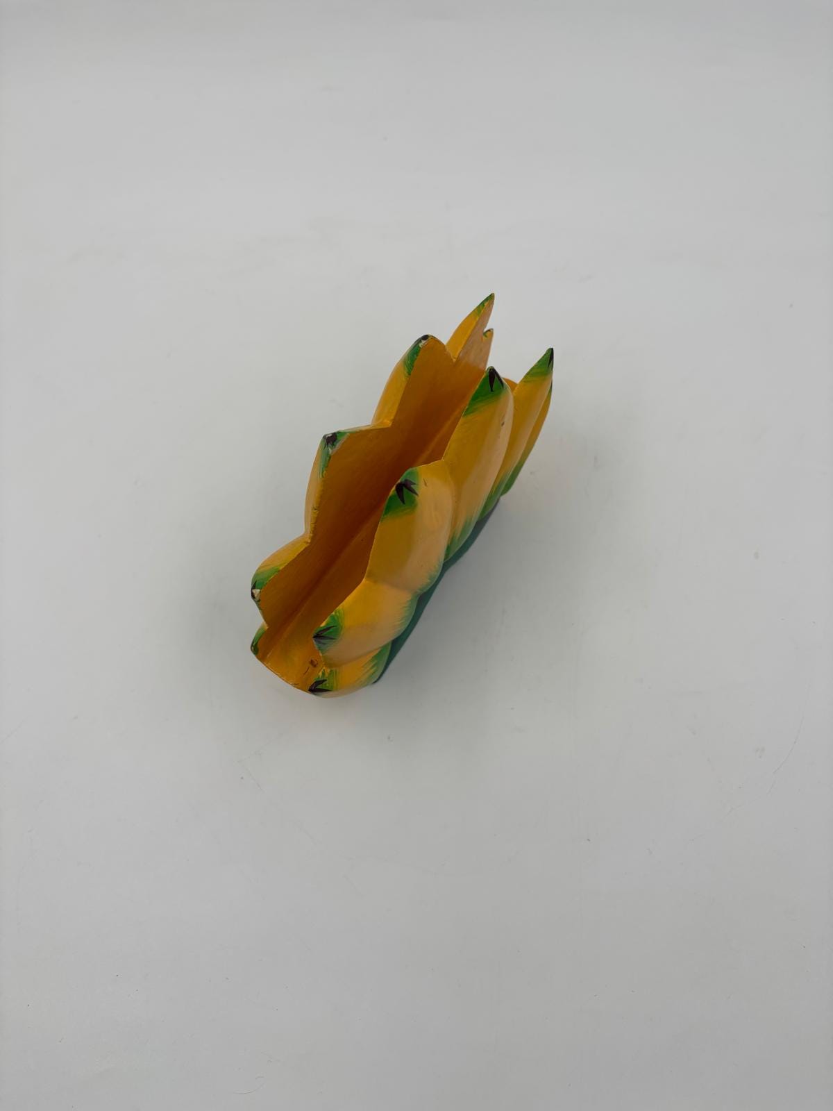 Vintage Serviettenhalter Bananenstaude handbemalt