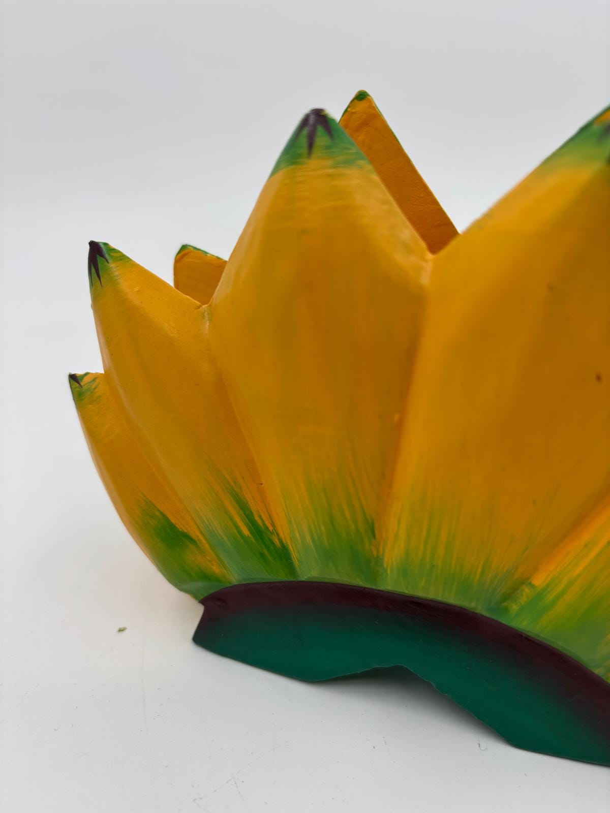 Vintage Serviettenhalter Bananenstaude handbemalt