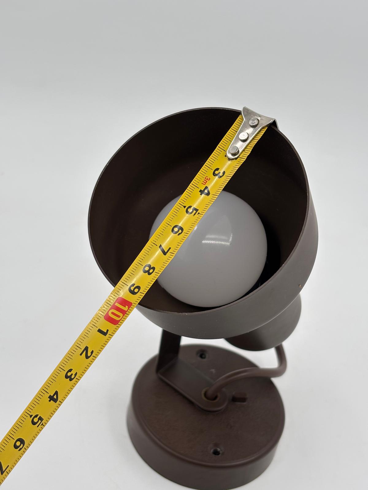 Vintage Wandlampe braun verstellbar von Pre-Loved