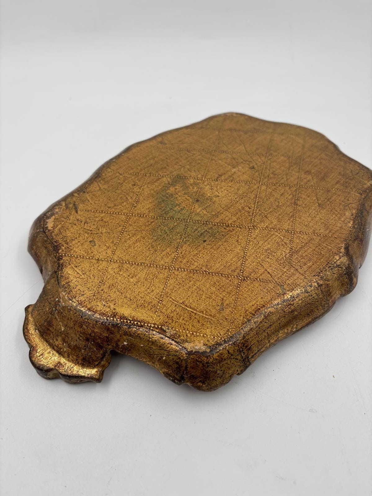 Vintage Tablett Florentiner von unbekannt für Italien