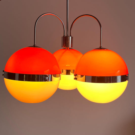 Vintage Pendelleuchte Space Age von Sijaj Hrastnik