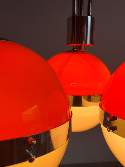 Vintage Pendelleuchte Space Age von Sijaj Hrastnik